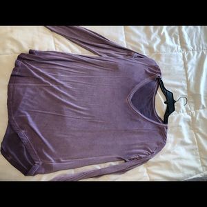 american eagle soft and sexy purple  t-shirt